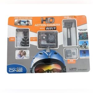 Explore One HD Action Camera w/ WiFi & Accessories included Waterproof Case NEW